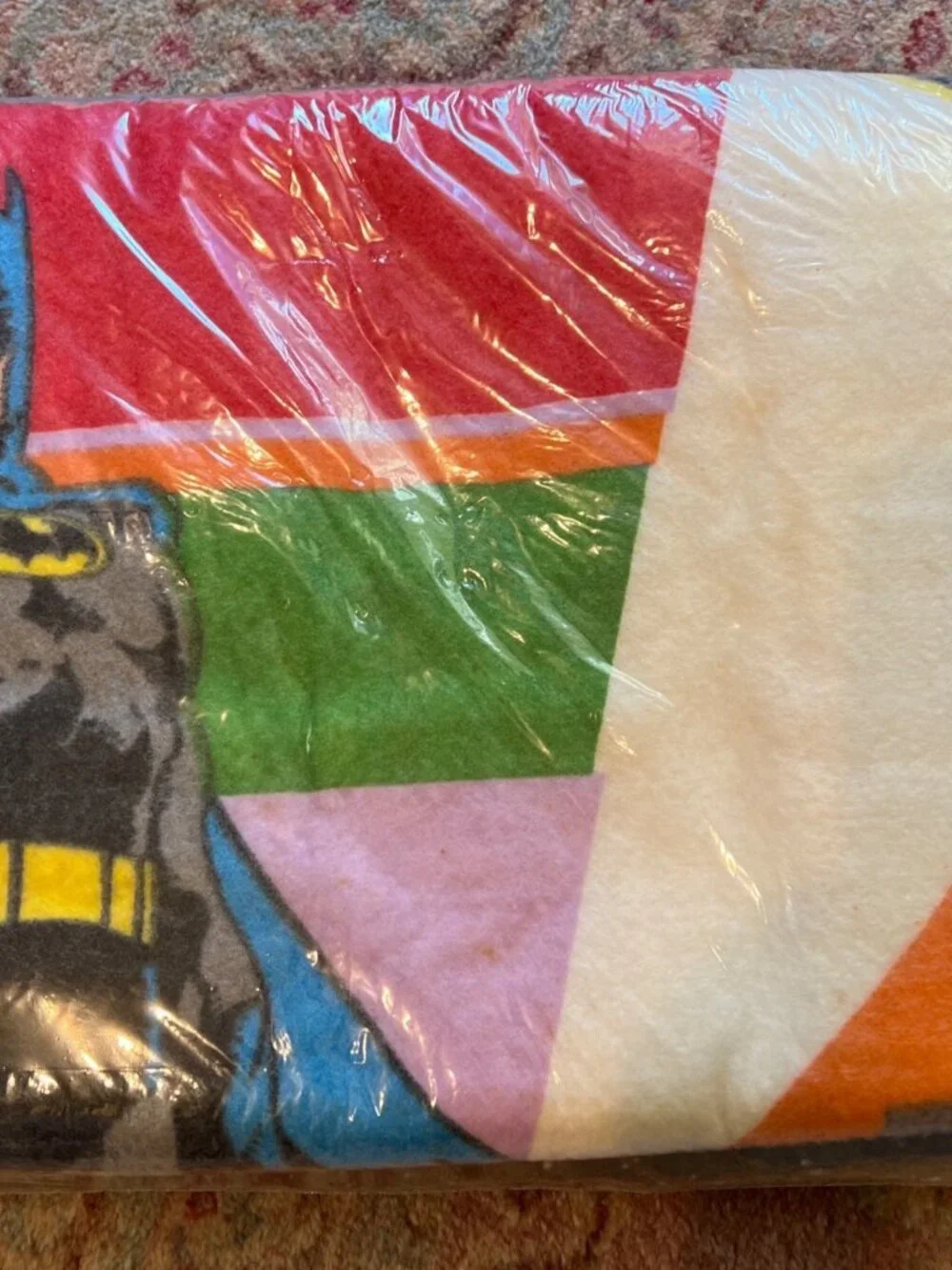 Batman Joker Dreamstyles Blanket twin full New Sealed Vintage 1989